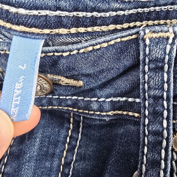 Hydraulic Womens Bailey Slim Boot Cut Jeans Medium Blue Denim New With Tags - Picture 4 of 8